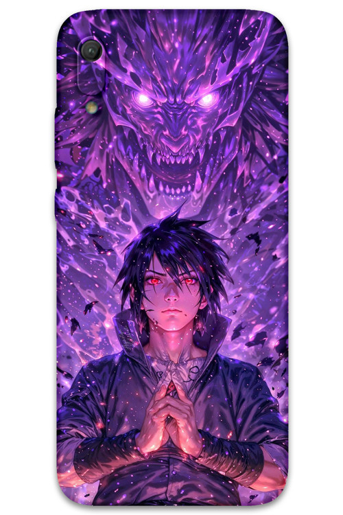 Huawei Y6 2019 Uyumlu Anime Desenli Telefon Kılıfı + Ekran Koruyucu - 5901