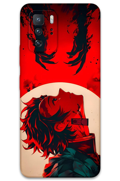 Poco X3 Gt Uyumlu Anime Desenli Telefon Kılıfı + Ekran Koruyucu - 5898