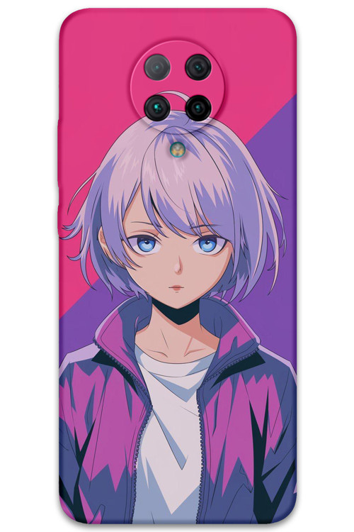 Poco F2 Pro Uyumlu Anime Desenli Telefon Kılıfı + Ekran Koruyucu - 5742