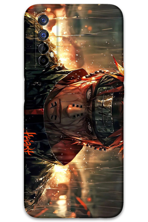 Realme 7 Uyumlu Anime Desenli Telefon Kılıfı + Ekran Koruyucu - 5925
