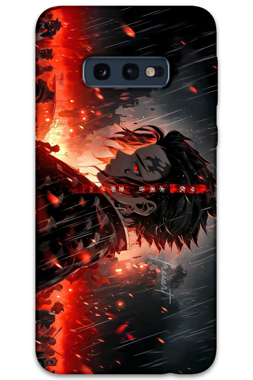 Galaxy S10E Uyumlu Anime Desenli Telefon Kılıfı + Ekran Koruyucu - 5922