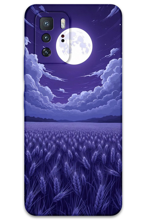 Poco X3 Gt Uyumlu Çiçek Desenli Telefon Kılıfı + Ekran Koruyucu - 5797