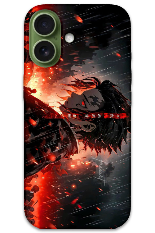 İphone 17 Uyumlu Anime Desenli Telefon Kılıfı + Ekran Koruyucu - 5922