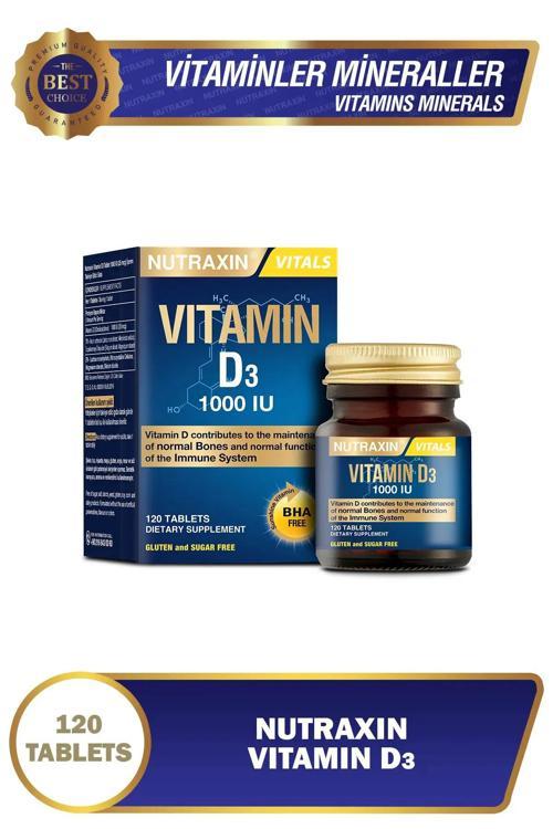 D3 Vitamini 120 Tablet - 1.000 Iu 3'lü