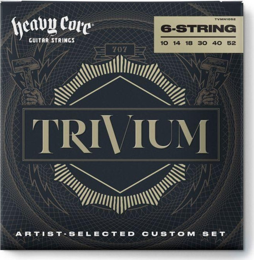 TVMN1052 Trivium El Nkl Set Elektro Gitar Teli (10/52)