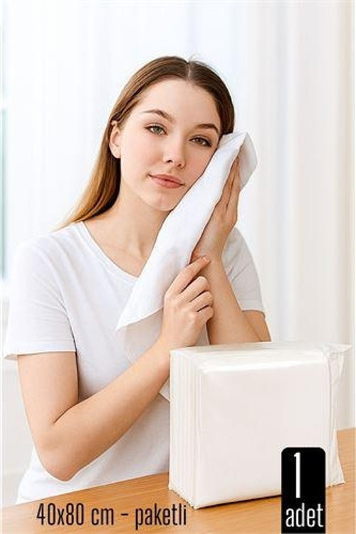 Tek Kullanımlık Havlu - Kuru Havlu - Paketli ve Çok Amaçlı 40X80 CM 1 Adet