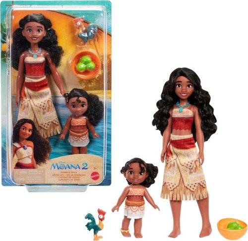 Prenses Moana 2 - Moana Ve Kardeşi Simea Oyuncak Moana Bebek Simea Bebek Jbt41