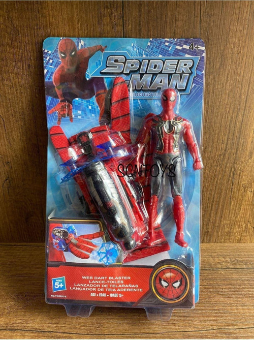 Spiderman Ağ Atıcı Eldiven+Spiderman Figür Oyuncak