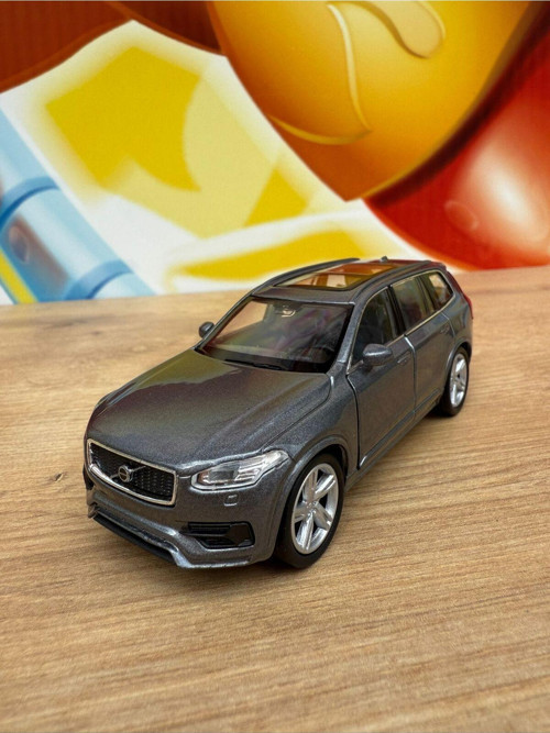 Welly Xc 90 1/36 Uyumlu Ölçek Welly Diecast Metal Model Araba Volvo Xc90 Gri Model Araba