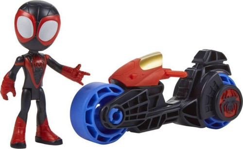 Spidey And His Amazing Friends Mıles Morales F7460 Oyuncak Spidey Figür Ve Motoru