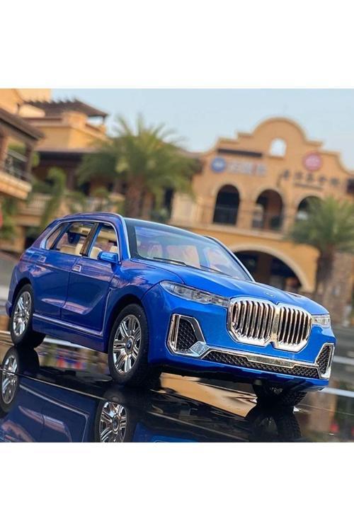 Bmw X7 Araba 1:24 Diecast Metal Model Araba Koleksiyon Araba Sesli Işıklı Bmw Jip Suv Araba