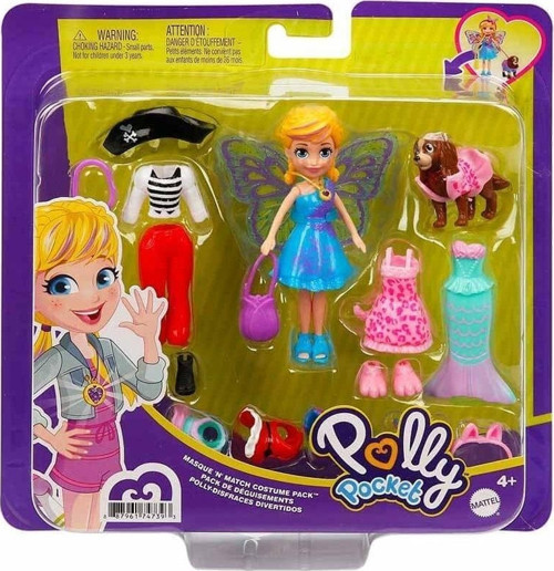 Polly Rocket Ve Hayvan Dostu Kostüm Giyiyor Oyun Seti Gdm15 Polly Pocket Figür