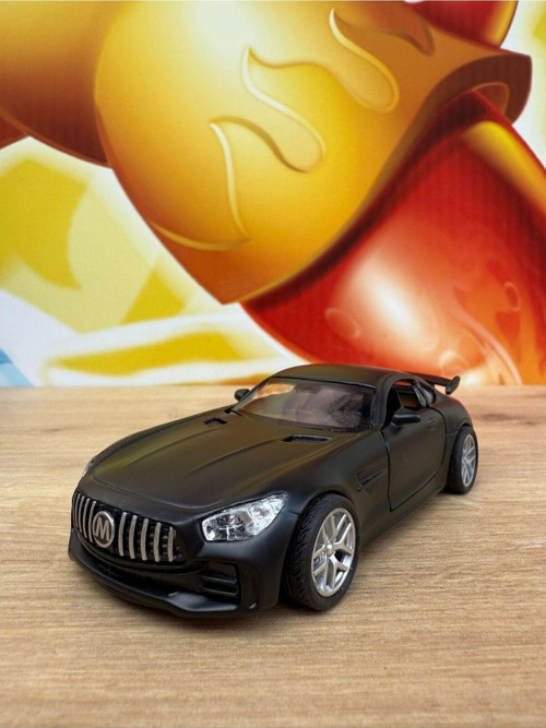 Mercedes Amg Gtr Koleksiyon Metal Araba 12Cm Lüks Araba Siyah Mercedes Amg Gtr Diecast Araba