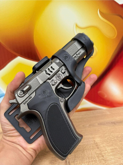 Kapsül Patlatan Tabancası Komple Parlak Demir Kapsül Patlatan Metal Tabanca Yeni