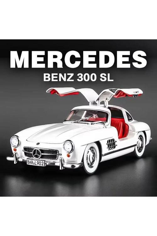 Mercedes Benz 300Sl Model Diecast Araba Koleksiyonluk Eski 1954 Mercedes 300 Sl Araba 1:24 Sesli