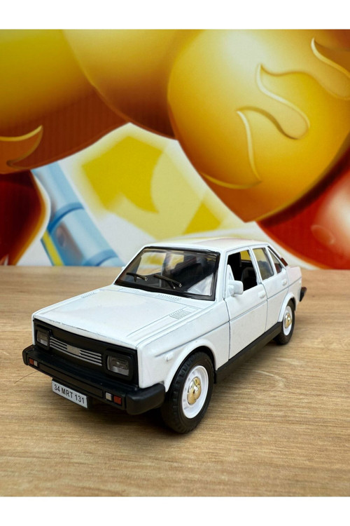Fiat Tofaş Murat 131 Koleksiyon Metal Araba 12Cm Nostaljik Araba Beyaz Murat 131 Diecast Araba