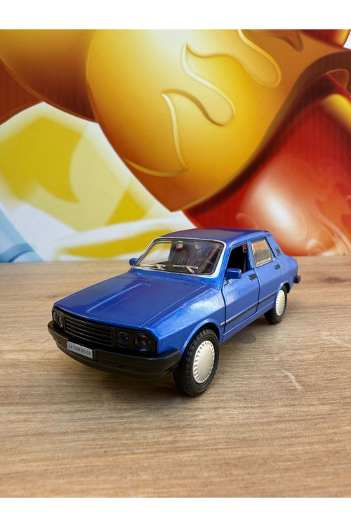 Renault Toros Ölçek 13Cm Metal Araba Sesli Işıklı Açılan Kapılar Toros Nostaljik Araba