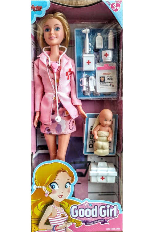 Doktor Barbie Bebek - Bebek Doktoru Barbie Ve Yeni Doğmuş Bebek