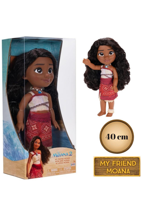 Moana 2 - Moana Büyük Bebek 40 Cm Oyuncak Moana Bebek Oyun Arkadaşı Bebek Aksesuarlı Moana