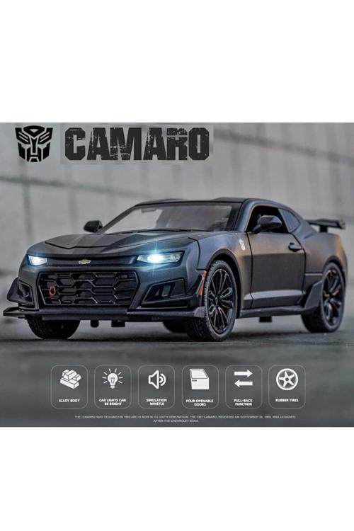 Chevrolet Camaro 1:24 Diecast Araba Işıklı Sesli Kapıları Açılır Chevrolet Camaro Diecast Araba