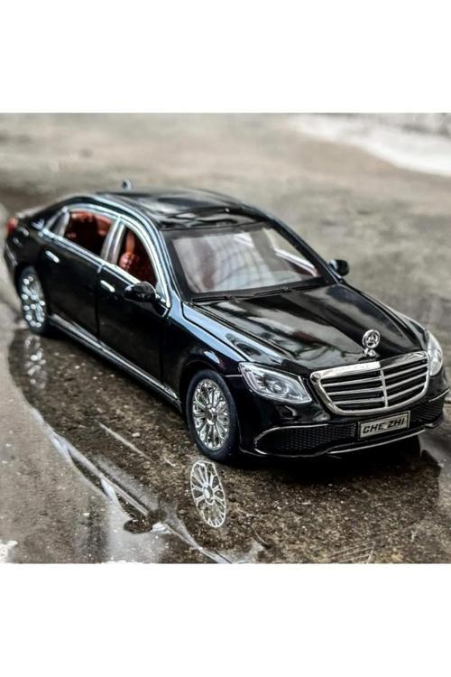 Mercedes-Benz Araba Mercedes E300L Araba 1:24 Diecast Metal Model Koleksiyon Araba Sesli Işıklı 21Cm