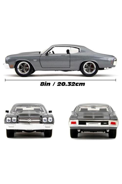 1:24 1970 Chevrolet Chevelle Ss Fast Furıous Diecast Araba Kapı Bagaj Kaput Açılır