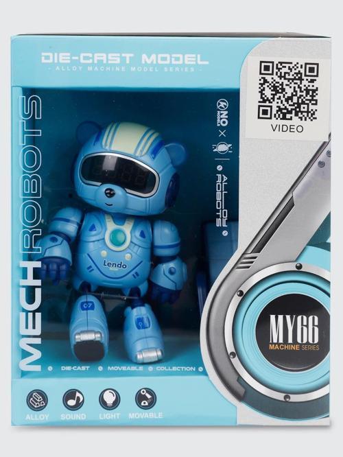 Çalar Saatli  İnteraktif Metal Figür - Mavi Standart