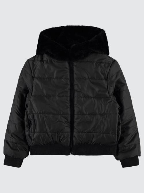 Çift Taraflı Pelüş  6-9 Yaş Mont - Siyah7-8 Yaş