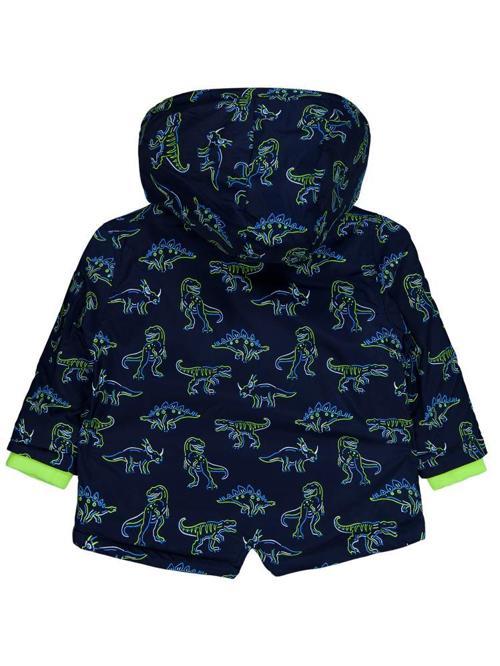 Dinozor Baskılı 2-5 Yaş Mont - Lacivert 2-3 Yaş