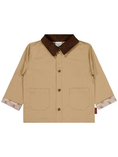 Gömlek Yaka 2-5 Yaş Mont - Bej 5-6 Yaş