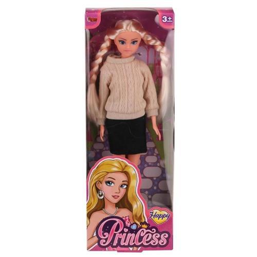 BFS WG-115527 Kazaklı Örgü Saçlı Bebek 29 cm -Vardem Oyuncak