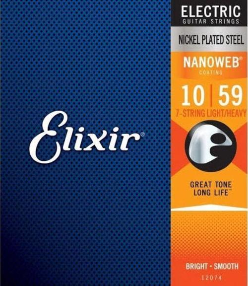 12074 Nanoweb Light/Heavy 7 Telli Elektro Gitar Teli (10-59)
