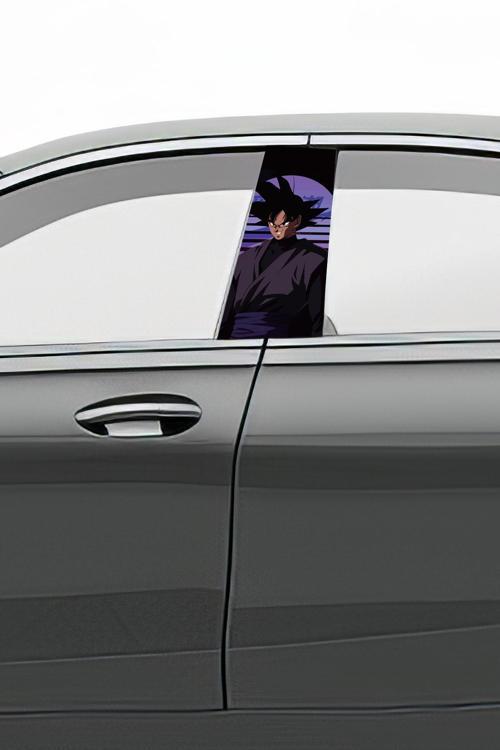 Araç Kapı Direk Kaplama Folyosu Desenli (Sağ Sol Takım) (2 Adet) - 22x50 Cm