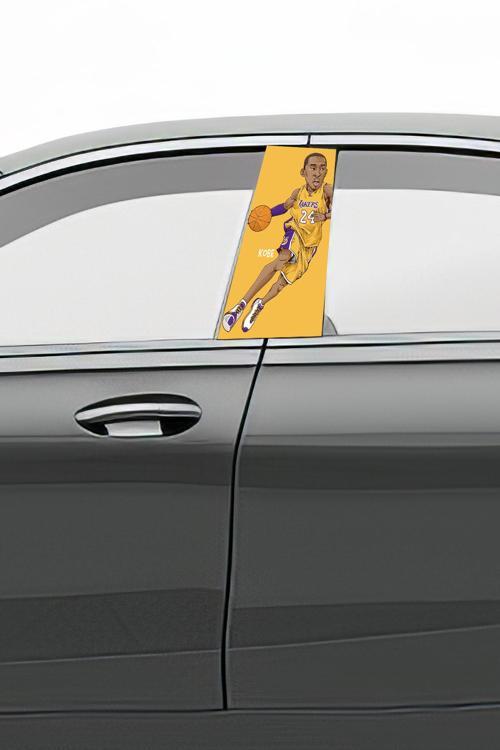 Araç Kapı Direk Kaplama Folyosu Desenli (Sağ Sol Takım) (2 Adet) - 22x50 Cm