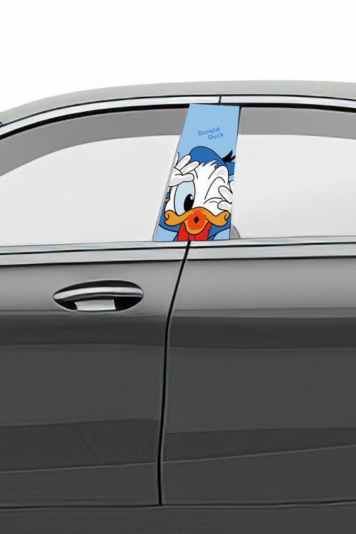 Araç Kapı Direk Kaplama Folyosu Desenli (Sağ Sol Takım) (2 Adet) - 22x50 Cm