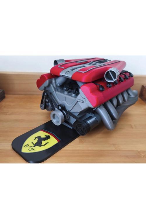 23 Cm Ferrari V12 Motoru Figürü