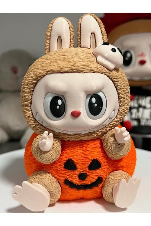 Gözleri Hareketli Bal Kapağı Labubu / Cadılar Bayramı Özel Seri