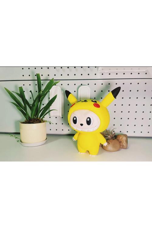 Renkli Labubu Pikachu Figürü 20 Cm