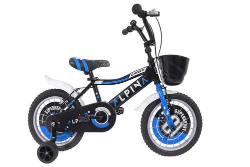 Alpina 16 Jant Çocuk Bisikleti Siyah Mavi