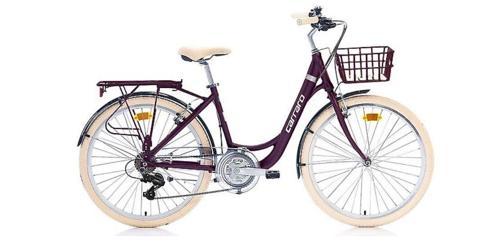 Juliet 26 jant 430H 21V VB Şehir Bisikleti Mürdüm Krem