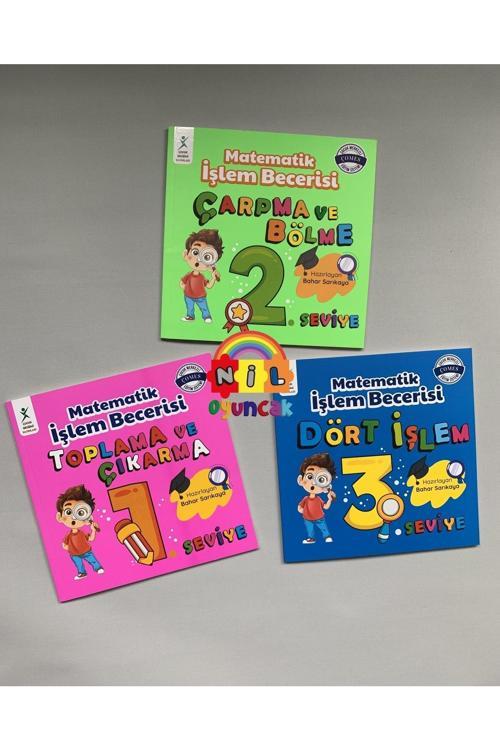 Matematik Işlem Becerisi Okula Dönüş Seti (3Kitap)