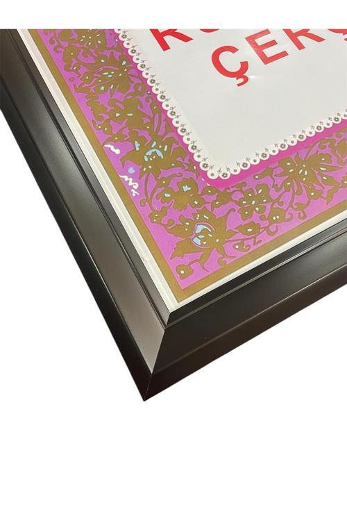 Avukatlık Ruhsat Çerçevesi Siyah - 33X48 - Hakiki Camlı Ruhsat Çerçevesi