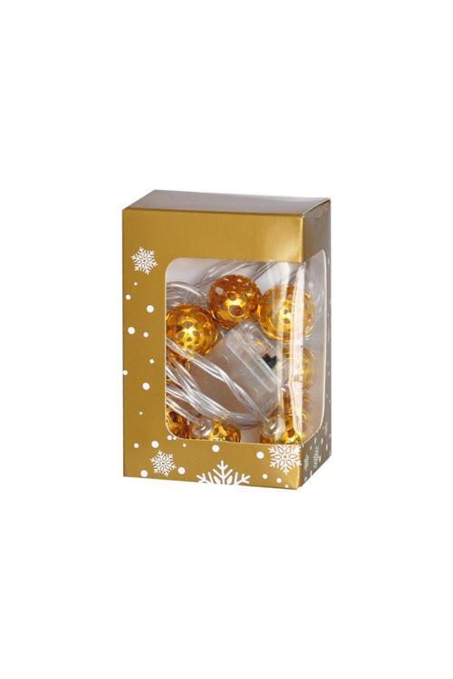 Yılbaşı Pilli Led Işık Küre Figürlü Led Işık 3Metre Küre