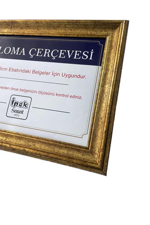Diploma Çerçevesi - Hakiki Camlı Ürün - 25X35,2 Ebatında
