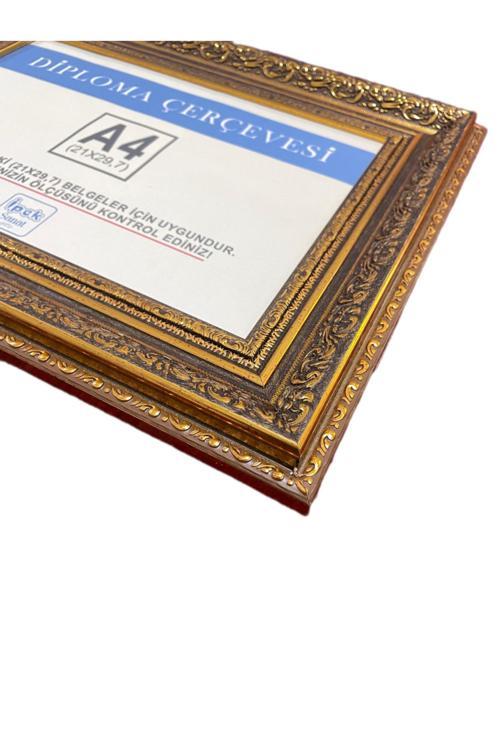 Diploma Çerçevesi A4 Ebat - Hakiki Camlı Ürün