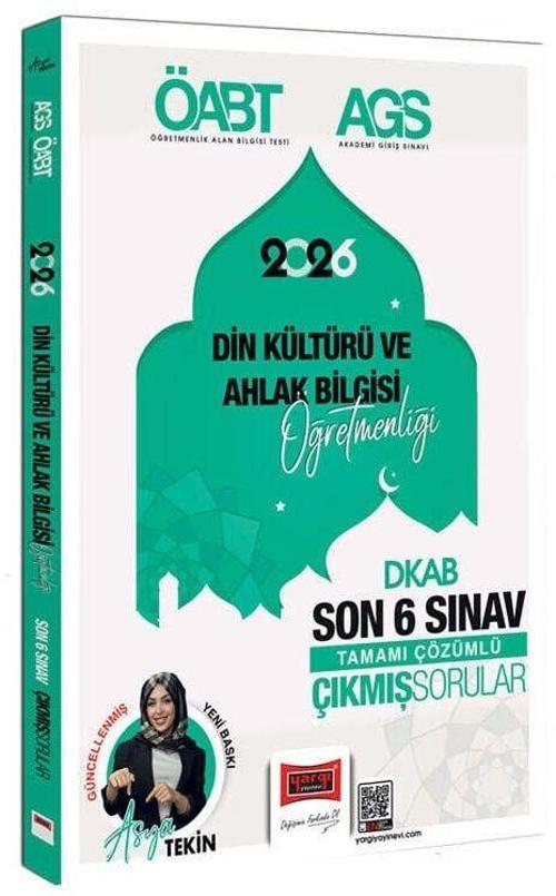 Yargı 2026 ÖABT MEB-AGS Din Kültürü ve Ahlak Bilgisi Öğretmenliği Çıkmış Sorular Son 6 Sınav Çözümlü - Asya Tekin Yargı 