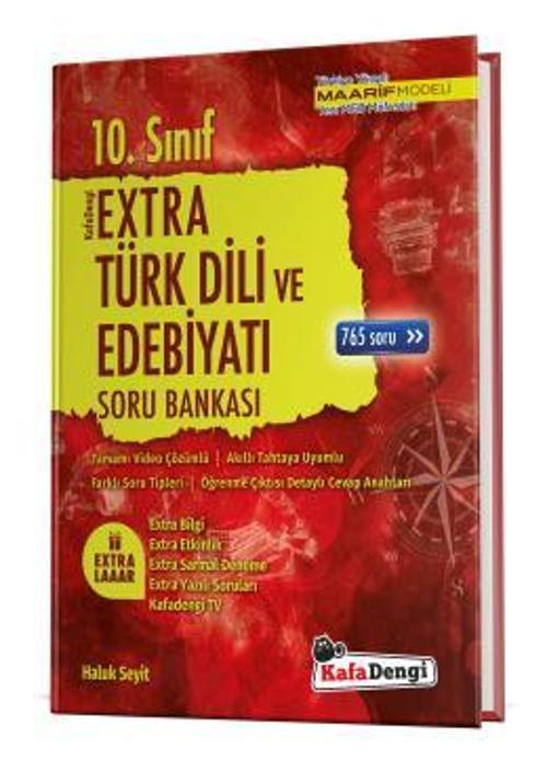 Kafa Dengi Yayınları 10.Sınıf Extra Türk Dili ve Edebiyatı Soru Bankası Maarif Model