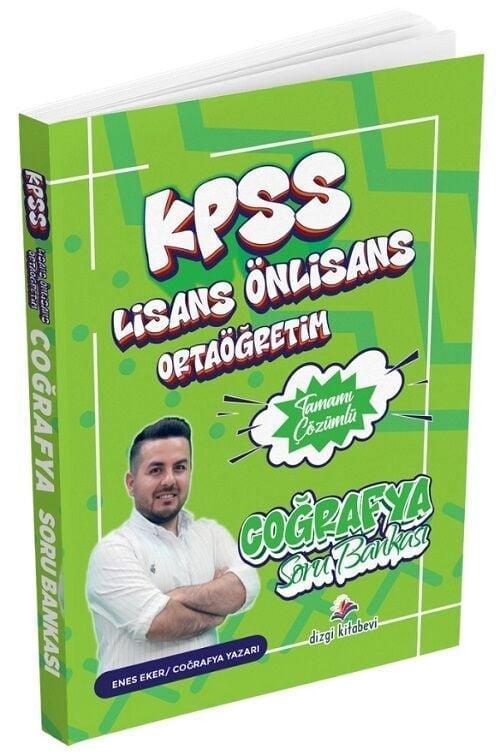 Dizgi Kitap 2026 KPSS Lisans Lise Ortaöğretim Ön Lisans Coğrafya Soru Bankası Çözümlü - Enes Eker Dizgi Kitap