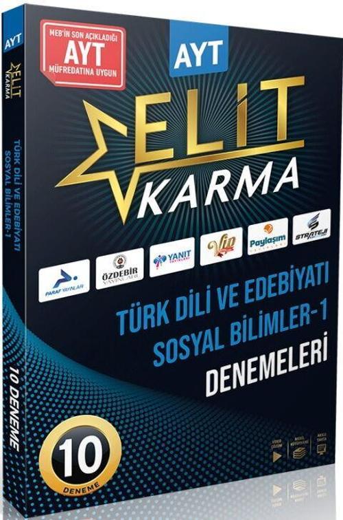 Paraf Yayınları AYT Türk Dili ve Edebiyatı Sosyal Bilimler-1 Elit Karma 10 Deneme