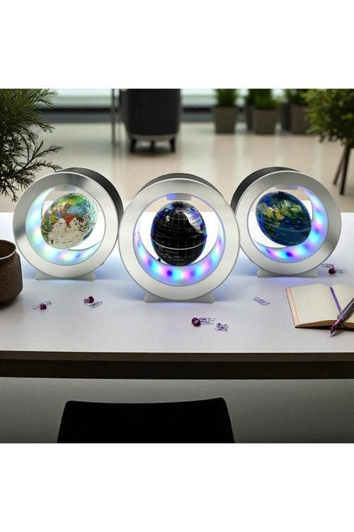 Manyetik Sihirli Dünya Küresi 4'İnç Hareketli Havada Duran Sihirli Dünya Haritası